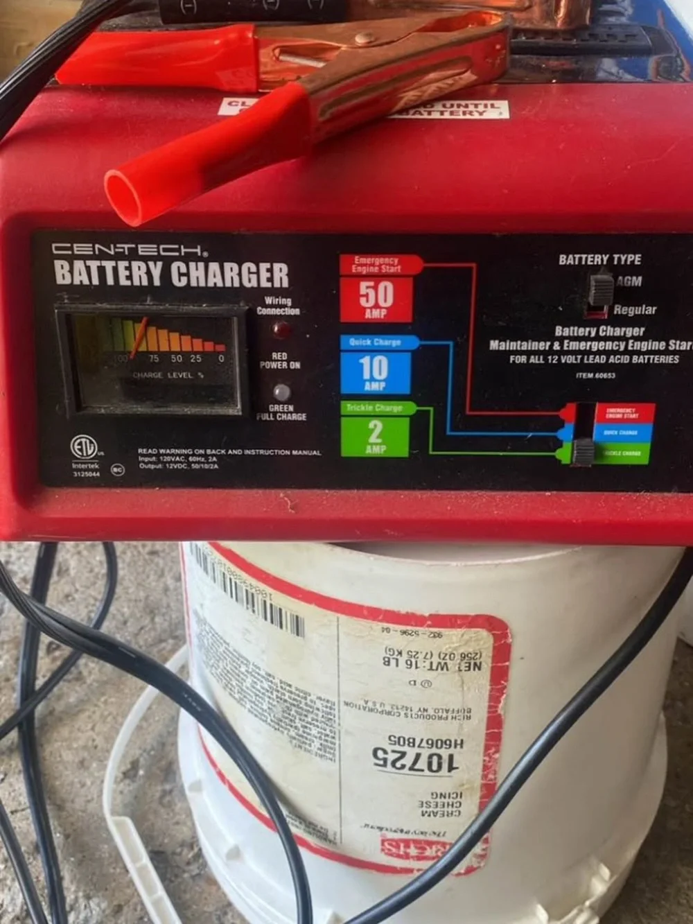 Red Battery Charger - 50A/10A/2A Multi-Mode